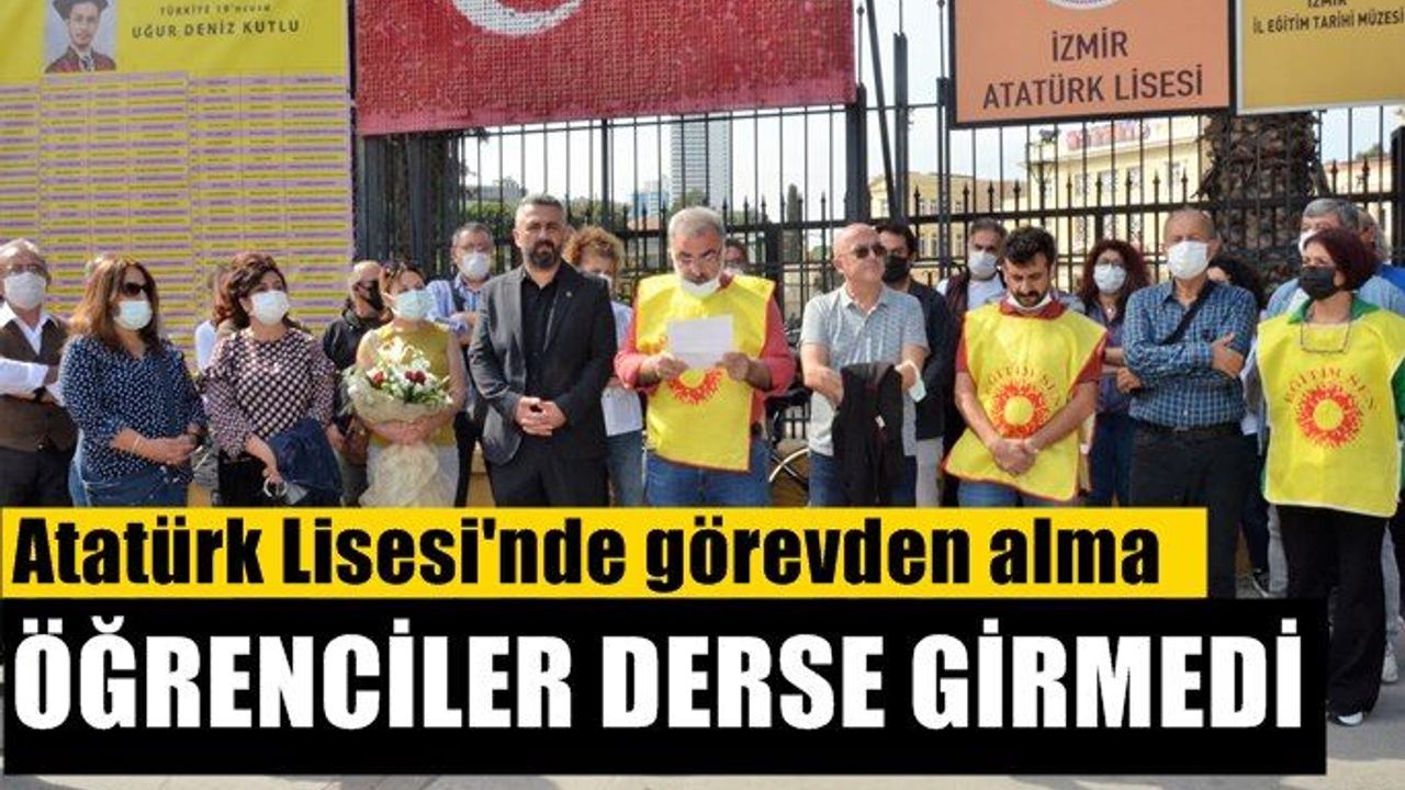Atatürk Lisesi'nde müdür yardımcısı görevden alındı, öğrenciler derse girmedi