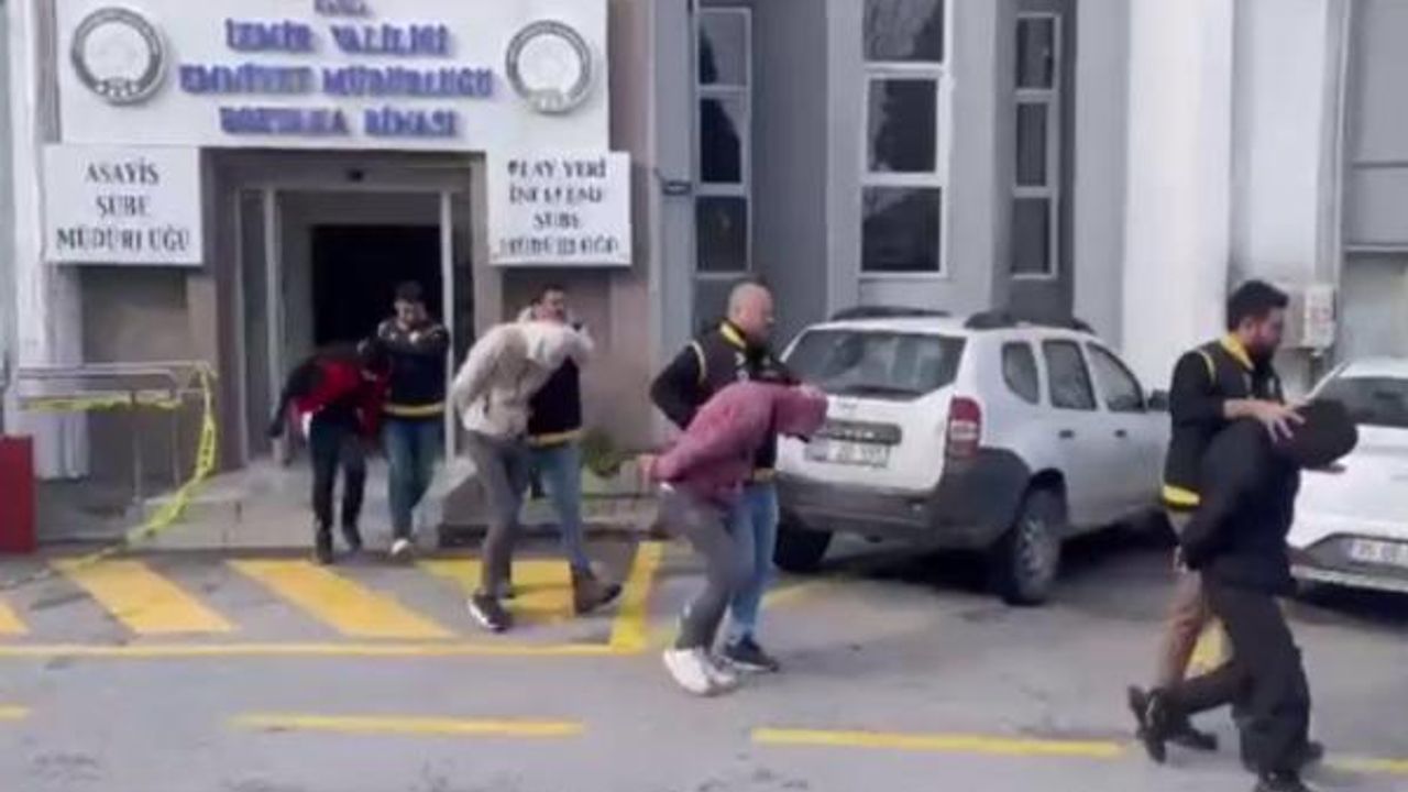 İzmir'de otomobil galerisine pompalı tüfekli saldırıda 4 tutuklama