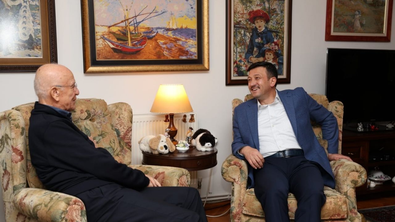 AK Parti'nin İzmir Büyükşehir Belediye Başkan adayı Dağ'dan eski başkanlara ziyaret