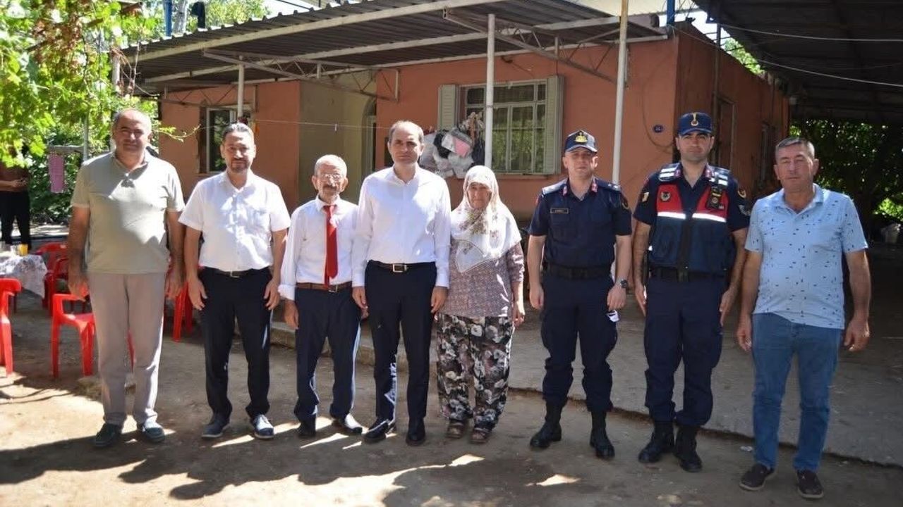 Kaymakam Murat Mete’den Kıbrıs Gazilerine anlamlı ziyaret