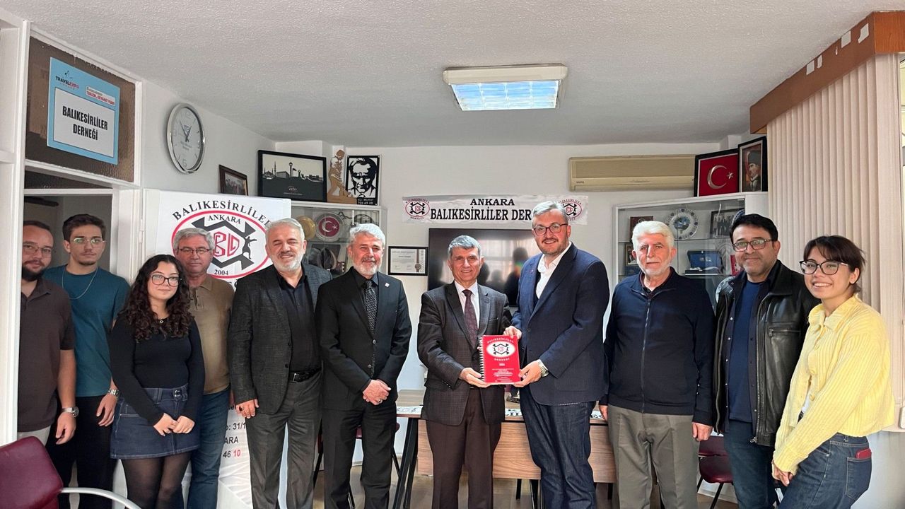 Saadet Partisi heyetinden Balıkesirliler Derneği'ne ziyaret
