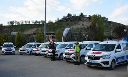 Adıyaman Emniyet Müdürlüğüne bağışlanan 29 ekip aracı hizmete alındı