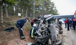 Eskişehir'de zincirleme trafik kazasında 12'si asker 14 kişi yaralandı
