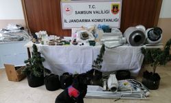 Evlerinde iklimlendirme sistemi kurarak uyuşturucu üretimi yapan 3 şüpheli yakalandı
