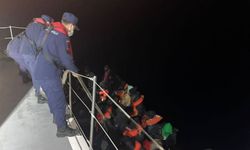 Muğla açıklarında 47 düzensiz göçmen kurtarıldı
