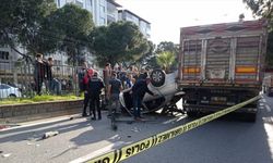 Otomobili devrilen Kuyucak İlçe Emniyet Müdürü Taş, yaralandı