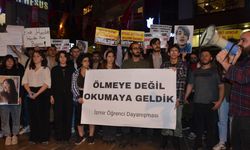 İzmir'de öğrenciler sokağa indi, haklarını istedi