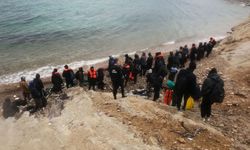 Ayvalık açıklarında 81 düzensiz göçmen kurtarıldı