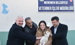 İzmir Büyükşehir Belediye Başkan Adayı Hamza Dağ, hayvan bakımevini ziyaret etti