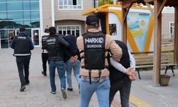 Burdur'da uyuşturucu operasyonunda 3 zanlı tutuklandı