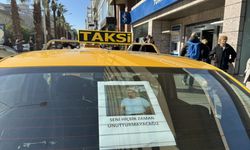 İzmir'de taksi şoförleri meslektaşlarının öldürülmesini protesto etti