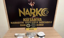 Kütahya'da otomobilinde 1 kilo 600 gram kokain bulunan zanlı tutuklandı
