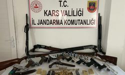 Kars’ta silah kaçakçılarına operasyon: 9 gözaltı