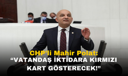 CHP'li Mahir Polat: "Vatandaş iktidara kırmızı kart gösterecek!"