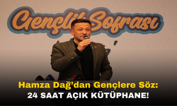 AK Partili Hamza Dağ'dan Gençlere: İzmir'e 24 Saat Açık Kütüphane Geliyor!