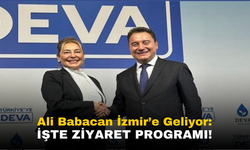 Ali Babacan Yarın İzmir'e Geliyor: İşte Ziyaret Programı...
