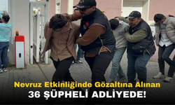 İzmir Nevruz Etkinliğinde Gözaltına Alınan 36 Şüpheli Adliyede