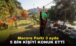 Macera Parkı 3 ayda 5 bin kişiyi konuk etti
