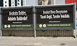 İzmir Barosu'ndan 'Şiddete Son' Afişleriyle Çağrı!