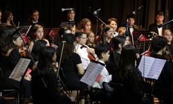 Narlıdere'de çocuk orkestrası şov yaptı! Başkan Uzun tek tek tebrik etti