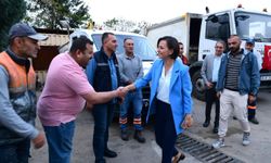 Karabağlar Belediye Başkanı Helil Kınay, Emekçilerle Şantiyede Buluştu