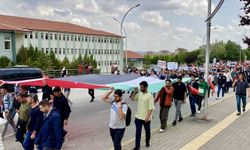 İsrail'in Filistin'e yönelik saldırıları Kırşehir'de protesto edildi