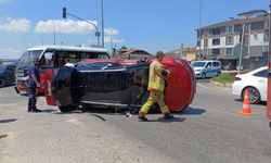 Düzce'de halk otobüsü ile otomobil çarpıştı | 5 yaralı