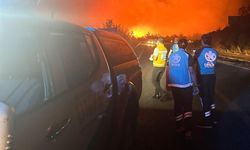 Aydın İl Sağlık Müdürü, Kuşadası orman yangınında etkilenen vatandaşları ziyaret etti
