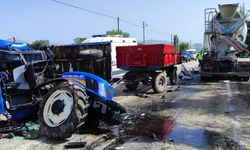 Afyonkarahisar'da traktör kazası | 2 kişi yaralandı