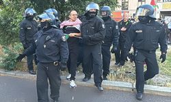 Berlin’de düzenlenen Filistin’e destek eyleminde en az 20 gösterici gözaltına alındı