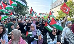 Berlin'de Filistin'e destek gösterisinde çok sayıda kişi gözaltına alındı