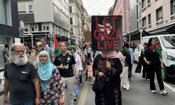Cenevre'de binlerce kişi Filistin halkıyla dayanışma için yürüdü
