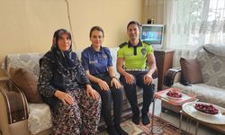 Demirci'de polisten şehit ve gazi ailelerine ziyaret