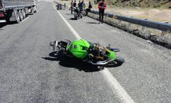 Elazığ'da devrilen motosikletin sürücüsü öldü