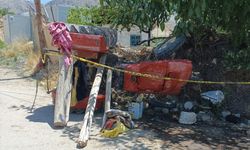 Malatya'da devrilen traktördeki 1 kişi öldü, 1 kişi yaralandı