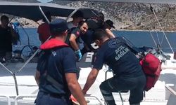 Marmaris açıklarındaki teknede yaralanan kişiye tıbbi tahliye
