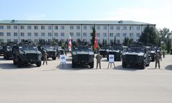 Türk savunma sanayisince üretilen "VURAN" zırhlı araçları Gürcistan ordusuna teslim edildi
