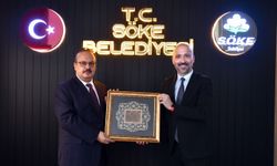 Vali Canbolat'tan Söke Belediye Başkanı Arıkan'a ziyaret