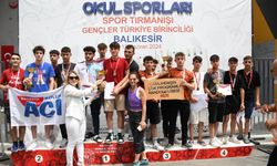Türkiye Gençler Spor Tırmanış Şampiyonası Balıkesir'de gerçekleşti