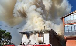 Bolu'da yangın | Ahşap ev kullanılamaz hale geldi