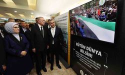 Cumhurbaşkanı Erdoğan'dan 'Filistin' sergisine ziyaret