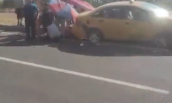 Edirne Keşan’da taksi ve otomobil çarpıştı | 6 yaralı