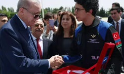 Cumhurbaşkanı Erdoğan, Astronot Tuva Cihangir Atasever'i ve ailesini kabul etti
