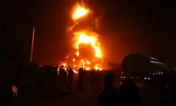 Erbil'deki rafineride dev yangın