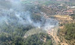 Milas'taki korkutan orman yangını büyümedi
