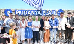 Mudanya Plajı, modern tesisleriyle hizmete açıldı