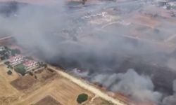 Silivri'de korkutan yangın | Alevler yerleşim yerlerine ilerledi