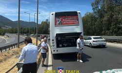 İzmir Otoyolu'nda arızalanan araç trafik sıkışıklığına yol açtı