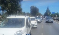 İzmir Havalimanı girişinde zincirleme trafik Kazası