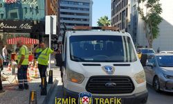 İzmir Çankaya'da trafik yoğunluğu!